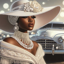 Load image into Gallery viewer, Top Hat Beauty-Partial Special Diamond Painting-30x30cm