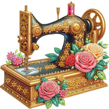 Load image into Gallery viewer, Sewing Machine-Partial Pearl Painting Kit with Frame-25x25cm