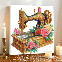Load image into Gallery viewer, Sewing Machine-Partial Pearl Painting Kit with Frame-25x25cm