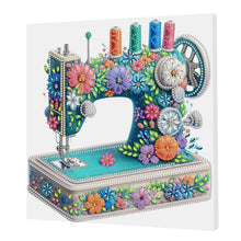 Load image into Gallery viewer, Sewing Machine-Partial Pearl Painting Kit with Frame-25x25cm