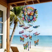 Load image into Gallery viewer, Garden Bees-SunCatcher Window Hanging Diamond Wind Chimes