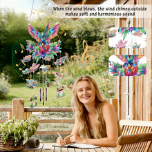 Load image into Gallery viewer, Garden Bees-SunCatcher Window Hanging Diamond Wind Chimes