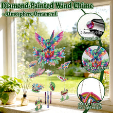 Load image into Gallery viewer, Garden Bees-SunCatcher Window Hanging Diamond Wind Chimes
