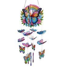 Load image into Gallery viewer, Garden Bees-SunCatcher Window Hanging Diamond Wind Chimes