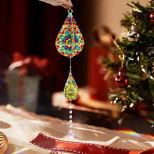 Load image into Gallery viewer, Mandala-SunCatcher Window Hanging Diamond Wind Chimes