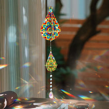 Load image into Gallery viewer, Mandala-SunCatcher Window Hanging Diamond Wind Chimes