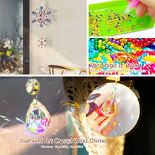 Load image into Gallery viewer, Mandala-SunCatcher Window Hanging Diamond Wind Chimes