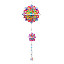 Load image into Gallery viewer, Mandala-SunCatcher Window Hanging Diamond Wind Chimes