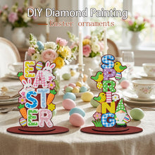 Load image into Gallery viewer, 2Pcs/Set Easter-Single Side Drill-Acrylic Diamond Desktop Ornament