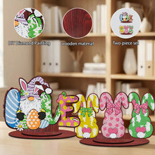 Load image into Gallery viewer, 2Pcs/Set Easter-Single Side Drill-Acrylic Diamond Desktop Ornament