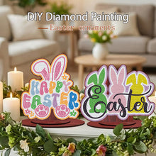 Load image into Gallery viewer, 2Pcs/Set Easter-Single Side Drill-Acrylic Diamond Desktop Ornament