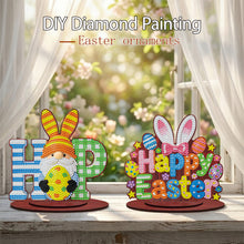 Load image into Gallery viewer, 2Pcs/Set Easter-Single Side Drill-Acrylic Diamond Desktop Ornament