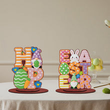 Load image into Gallery viewer, 2Pcs/Set Easter-Single Side Drill-Acrylic Diamond Desktop Ornament