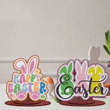 Load image into Gallery viewer, 2Pcs/Set Easter-Single Side Drill-Acrylic Diamond Desktop Ornament