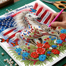 Load image into Gallery viewer, Butterfly-Partial Pearl Painting Kit with Frame-25x25cm