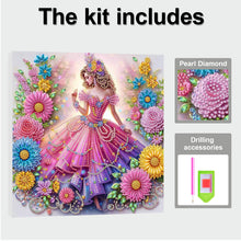 Load image into Gallery viewer, Owl-Partial Pearl Painting Kit with Frame-25x25cm