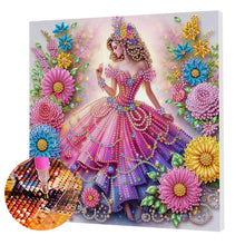 Load image into Gallery viewer, Owl-Partial Pearl Painting Kit with Frame-25x25cm