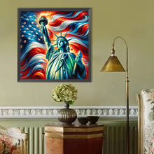 Load image into Gallery viewer, Independence Day-Full Round Diamond Painting-40x40cm
