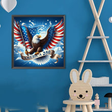 Load image into Gallery viewer, Eagle-Full Round Diamond Painting-40x40cm