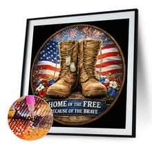 Load image into Gallery viewer, Independence 250Th-Full Round Diamond Painting-30x30cm