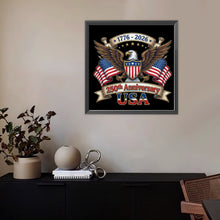 Load image into Gallery viewer, Independence Day-Full Round Diamond Painting-30x30cm