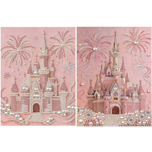Load image into Gallery viewer, Pink Castle-Partial Special Diamond Painting-30x40cm
