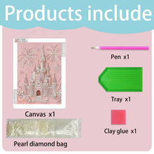 Load image into Gallery viewer, Pink Castle-Partial Special Diamond Painting-30x40cm