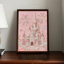 Load image into Gallery viewer, Pink Castle-Partial Special Diamond Painting-30x40cm