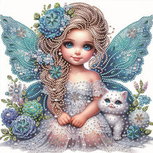 Load image into Gallery viewer, Bouquet Girl-Partial Special Diamond Painting-30x30cm