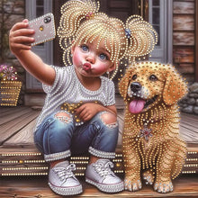 Load image into Gallery viewer, Bouquet Girl-Partial Special Diamond Painting-30x30cm