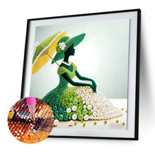 Load image into Gallery viewer, Elegant Skirt Beauty-Partial Special Diamond Painting-30x30cm