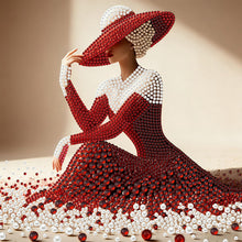 Load image into Gallery viewer, Elegant Skirt Beauty-Partial Special Diamond Painting-30x30cm
