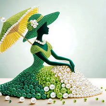 Load image into Gallery viewer, Elegant Skirt Beauty-Partial Special Diamond Painting-30x30cm