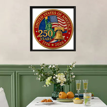 Load image into Gallery viewer, Independence Day 250th Anniversary-Partial Special Diamond Painting-30x30cm