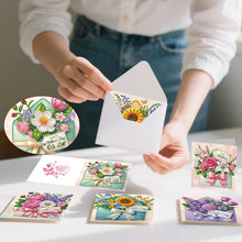 Load image into Gallery viewer, 6Pcs/Set Mothers Day Flower Basket-Diamond Greeting Cards