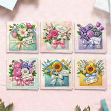 Load image into Gallery viewer, 6Pcs/Set Mothers Day Flower Basket-Diamond Greeting Cards
