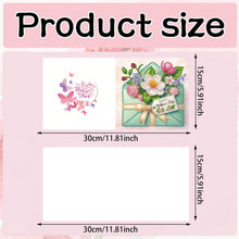 Load image into Gallery viewer, 6Pcs/Set Mothers Day Flower Basket-Diamond Greeting Cards