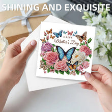 Load image into Gallery viewer, 6Pcs/Set Mothers Day Flower Basket-Diamond Greeting Cards