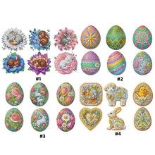 Load image into Gallery viewer, 6Pcs/Set Flowers And Rabbits-Acrylic Waterproof Diamond Coaster