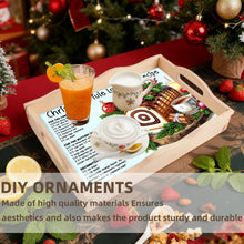 Load image into Gallery viewer, Cats-Round Diamond Wooden Dinning Table Tray