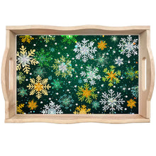 Load image into Gallery viewer, Cats-Round Diamond Wooden Dinning Table Tray