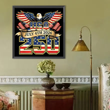 Load image into Gallery viewer, Independence Day-Full Round Diamond Painting-40x40cm