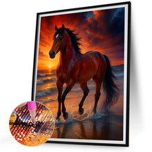 Load image into Gallery viewer, Horse-Full Round Diamond Painting-30x40cm