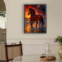 Load image into Gallery viewer, Horse-Full Round Diamond Painting-30x40cm