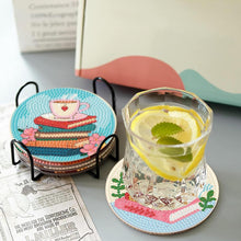 Load image into Gallery viewer, 8Pcs/Set 8Pcs/Set Cat-Acrylic Waterproof Diamond Coaster