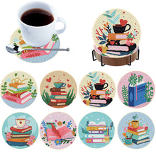 Load image into Gallery viewer, 8Pcs/Set 8Pcs/Set Cat-Acrylic Waterproof Diamond Coaster