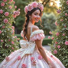 Load image into Gallery viewer, Rose Beauty-Partial Special Diamond Painting-30x30cm