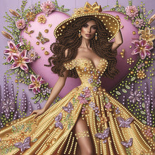 Load image into Gallery viewer, Rose Beauty-Partial Special Diamond Painting-30x30cm