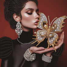 Load image into Gallery viewer, Rose Beauty-Partial Special Diamond Painting-30x30cm