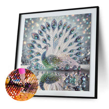 Load image into Gallery viewer, Flowers and Bird-Partial Special Diamond Painting-30x30cm